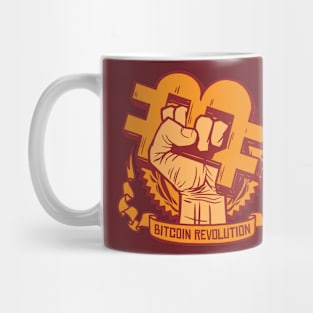 Bitcoin Revolution Crypto Currency Merch BTC Mug